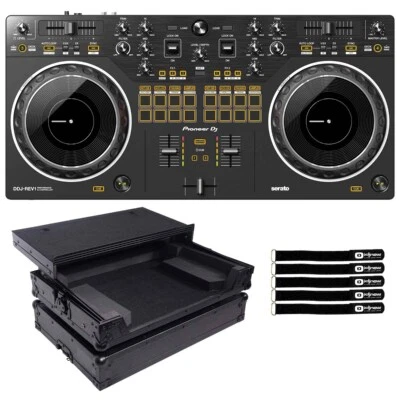 Pioneer DDJ-REV1 Scratch Style 2-Channel DJ Controller w Black Flight Case
