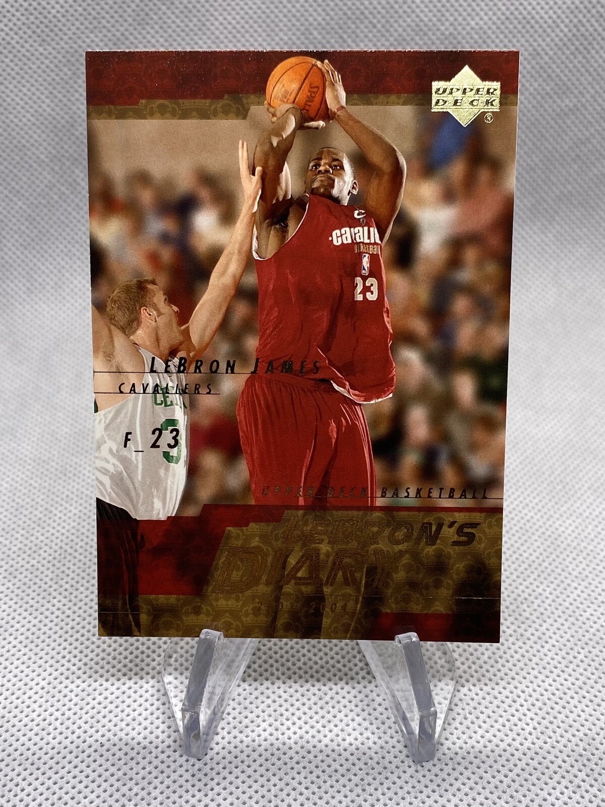 2003-04 Upper Deck Lebron's Diary Lebron James LJ7 Gem Mint