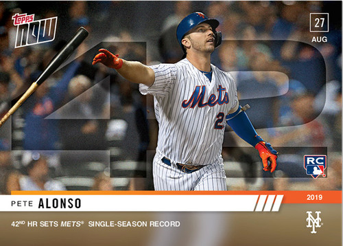 2019 Topps Now 755 Pete Alonso