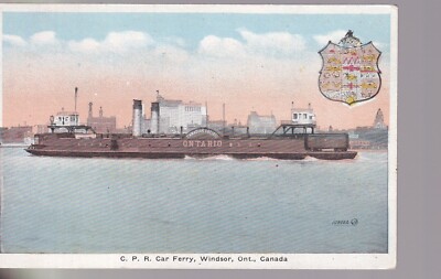 Kanada Ontario Windsor C.P.R. Autofähre Canadian Pacific - alte unbespielte Postkarte