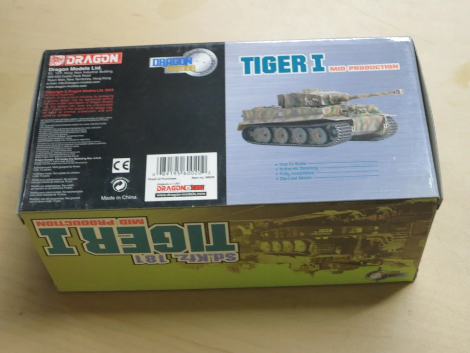 Dragon Armor 1:72 Tiger I Mid Production sPzAbt 508 March 1944 NEW 60020 - Image 2 of 4