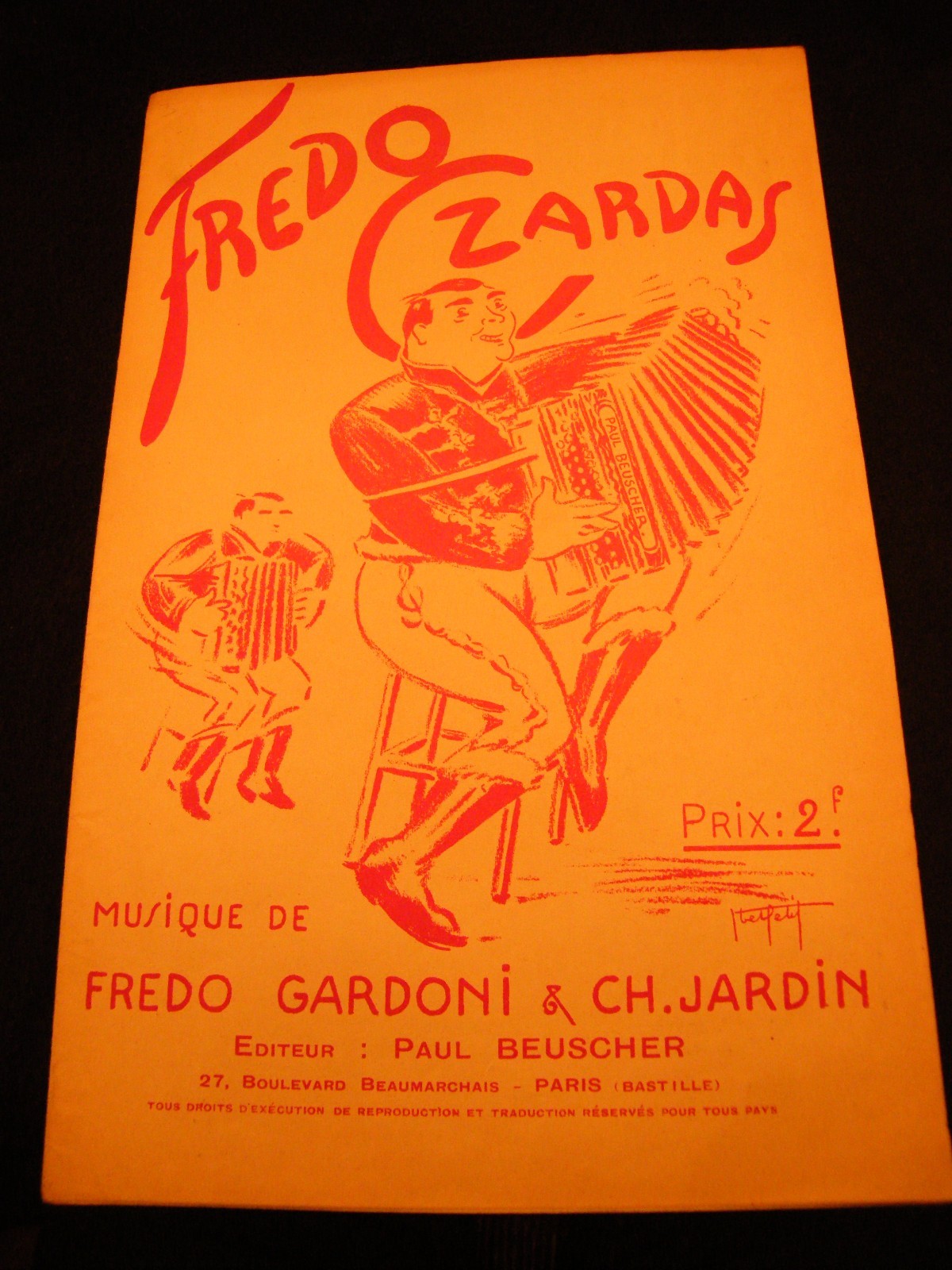 Fredo Czardas Gardoni Garden Music Sheet