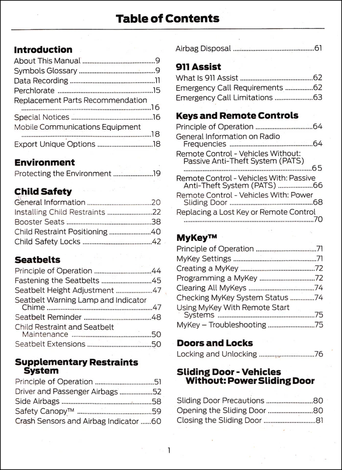2020 Ford Transit Furgoneta Propietario Manual Operador User Instrucciones Guía - Imagen 2 de 4