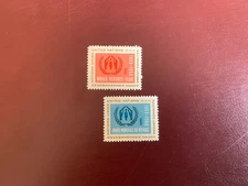 UN NEW YORK 1959 MH WORLD REFUGEE YEAR EMBLEM