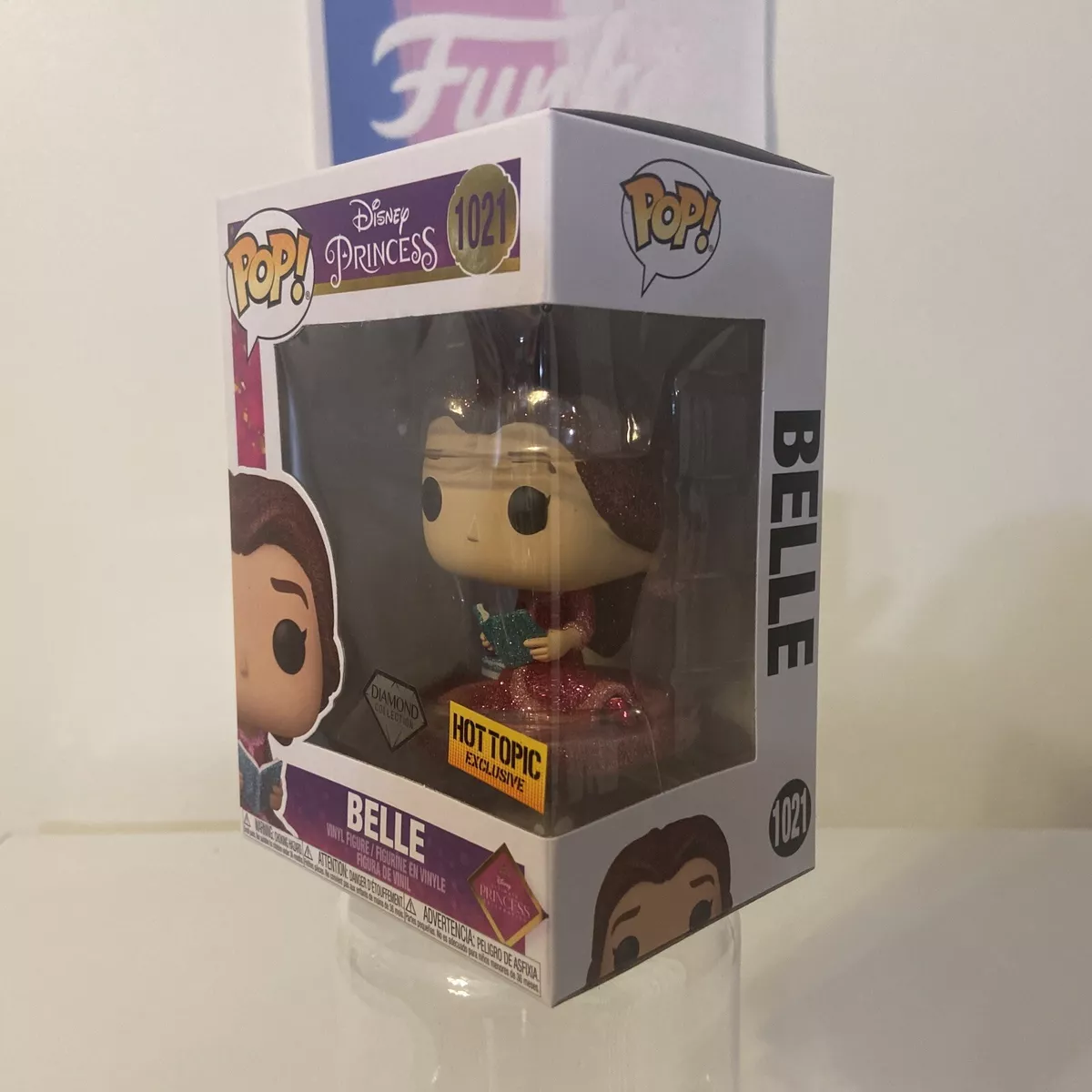 Funko Pop Princesa Bela, Disney Princess, Diamond Collection, Edição  Especial - Disney Princess - #1021