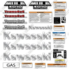 Fits Kawasaki Mule 4010 Decal Kit utility Vehicle - Aftermarket 