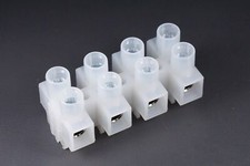 40.704 Altech Connector Terminal Block Strip 4 Pole Double Row 14-6 AWG 63A 600V