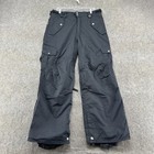 Six Eight Six 686 Snow Pants Mens M Black Ski Snowboard SMARTY Thermal Rating 7