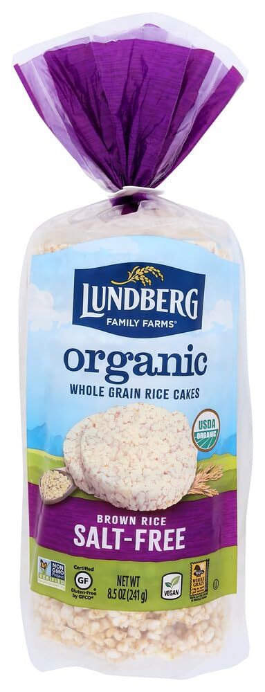 Рисовый пирог Lundberg Family Farms Organic Коричневый без соли 8,5 унций