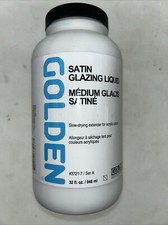 Golden Acrylic Medium, Glazing Liquid, 32 Oz, Satin