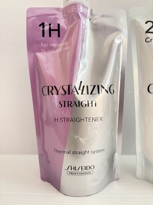 SHISEIDO Crystallizing Hair Straightener 1H 400g + 2CREAM 400g