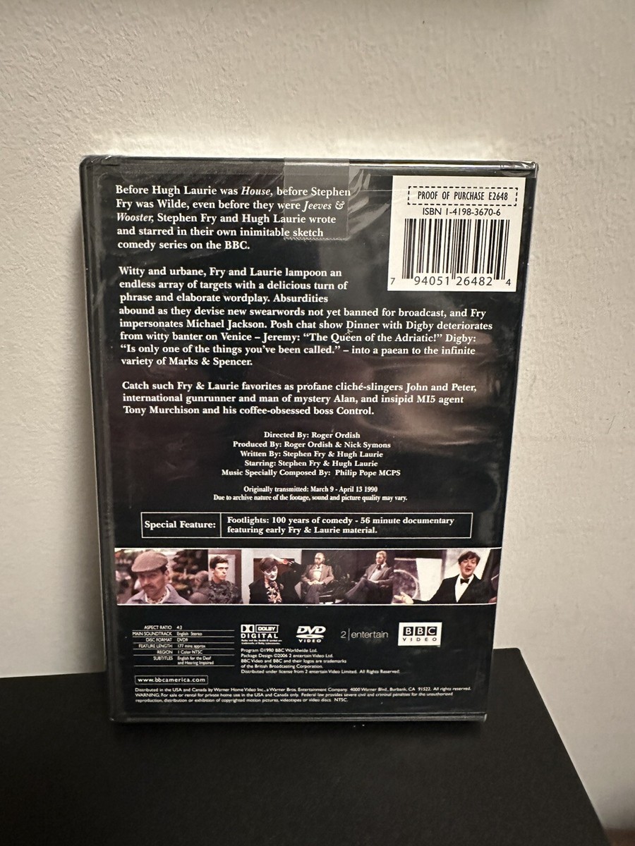 A Bit of Fry and Laurie - Season Two Brand NEW BBC Video DVD Fry