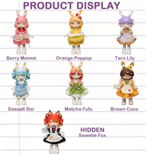 Bonnie Sweet Heart Party Serie Blind Box Mystery Figures Action Kawaii Toys Gift - Picture 6 of 27