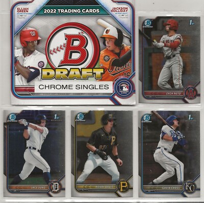 2022 Bowman Draft Baseball Chrome Singles    YOU PICK