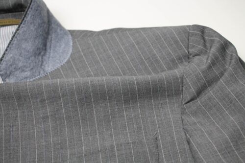 BROOKS BROTHERS Fitzgerald Fit Blazer Men's UK 40 Wool Blend Pinstriped - Picture 7 of 11