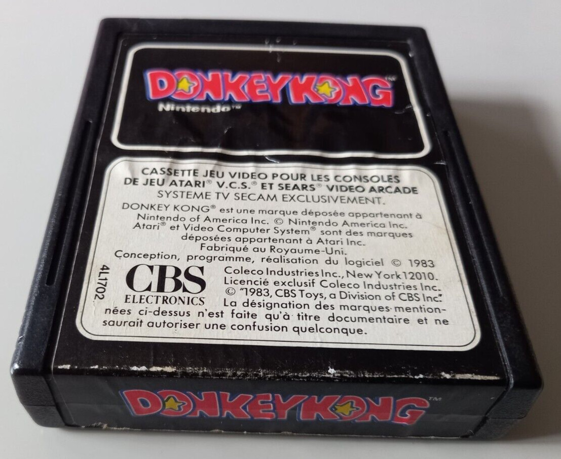Donkey Kong Atar 2600 - Prx - Photo - Présentaton Donkey Kong Atar 2600 - Prx - Photo - Présentaton