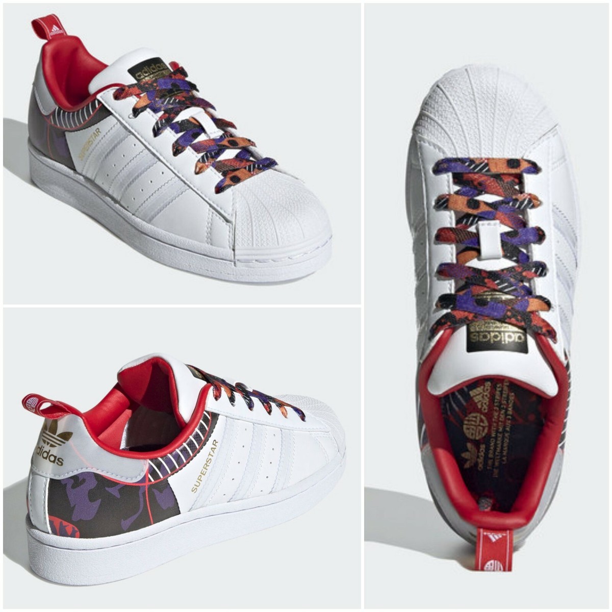 Adidas Superstar '2021 Year Of The Ox' Camo Shoes Boys Size 4.5 (Women 6)  NEW | eBay