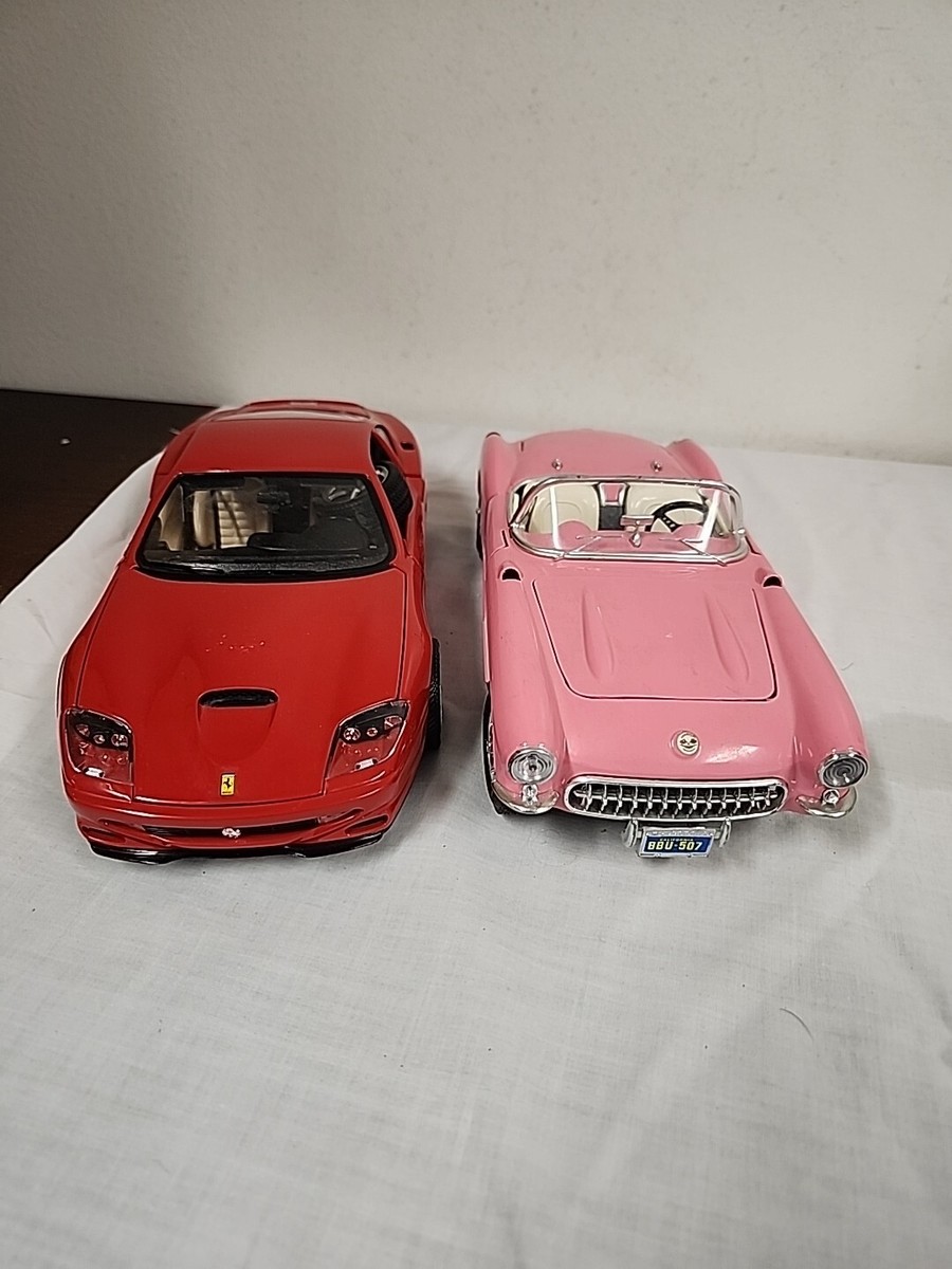 Ferrari 550 Maranello 1996 – Miniature Burago 1/18, Rouge, Occasion