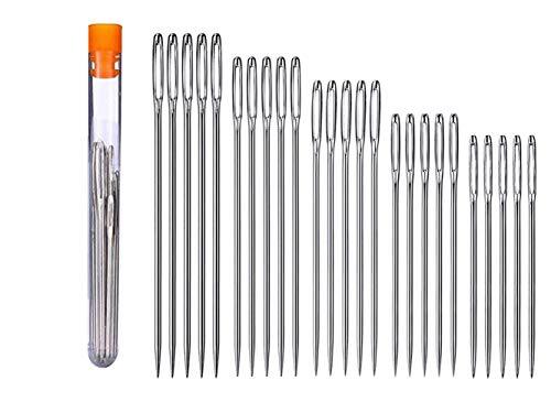 25pcs aghi per cucire a mano, aghi per mano grande, aghi per mano grande, (F9k)