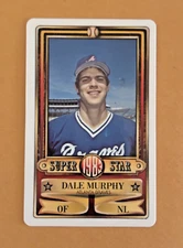1983 PERMA GRAPHIC==SUPER STAR #-9 DALE MURPHY==ATLANTA BRAVES