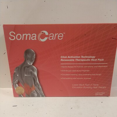 Soma Care Click Activation Technology Renew.THERAPEUTIC HEAT PACK For Lower Back