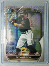 2023 Bowman Chrome - Prospects  Mojo Refractor #BCP-198 Raymond Mola (RC) - Bx2