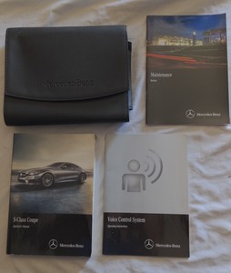 2016 MERCEDES-BENZ S-Class Coupe S-550 S-63 S-65 AMG OWNER'S MANUAL