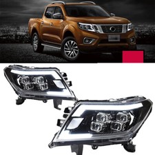 Repuesto Faro LED DRL Doble Proyector Facelift Para Nissan NP300 2015-2021