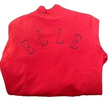 Vintage Elle Red Jacket L (uk 14)