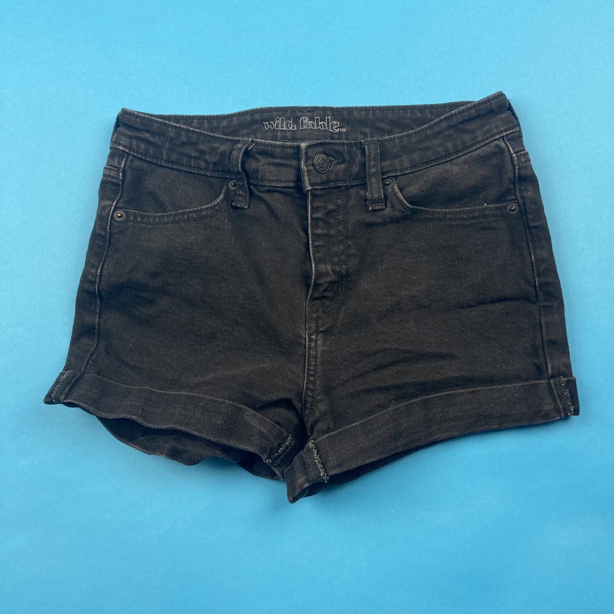 Jean Shorts Target Wild Fable Black Jeans Womens Size 26” R Wild