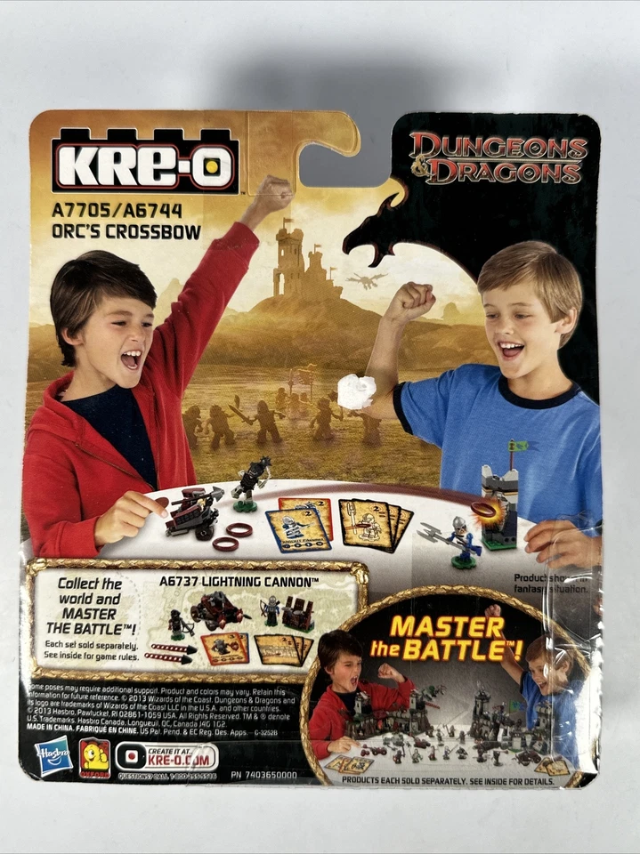2013 Hasbro | Kre-O Dungeons and Dragons | Orc’s & Crossbow | 73 Piece Set - Image 2 of 4