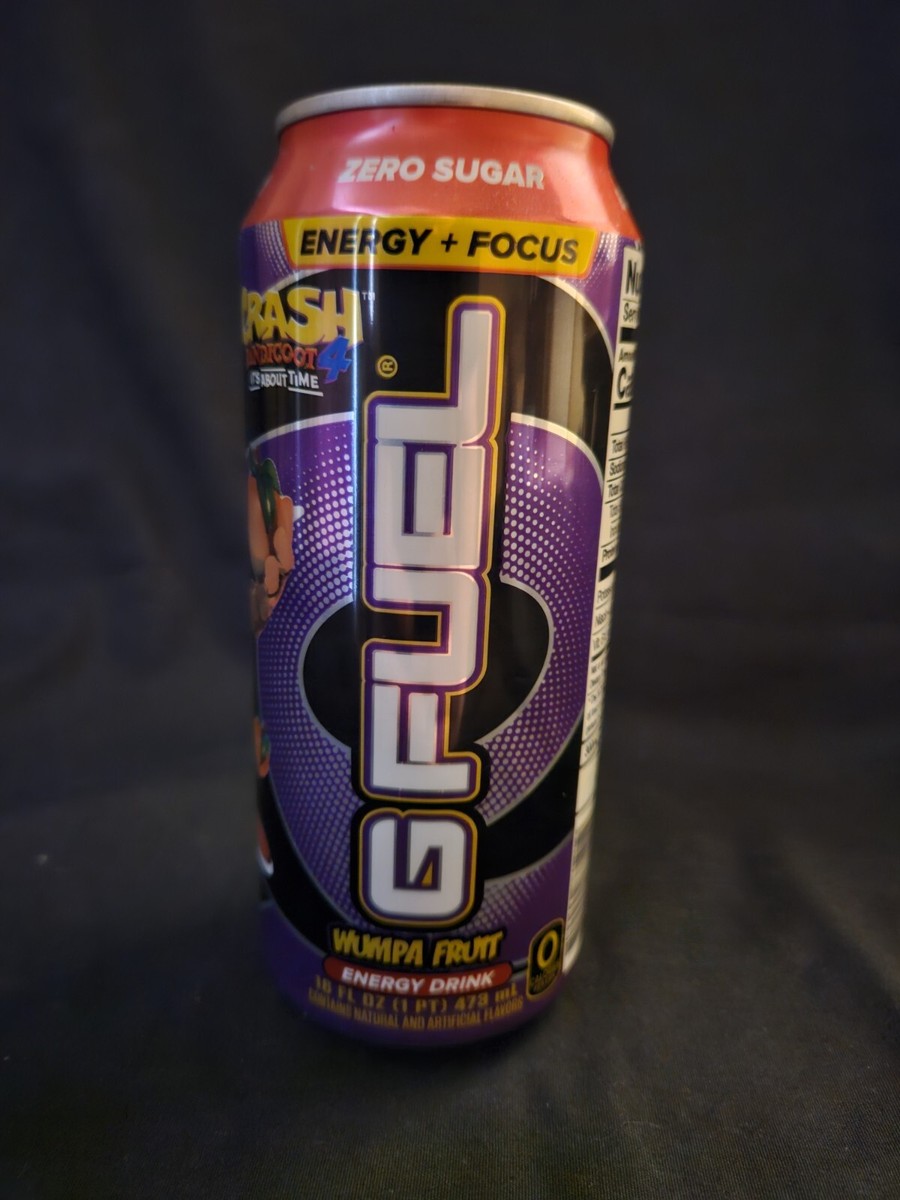 G Fuel Energy Drink Crash Bandicoot Collab Limited Edition FOR