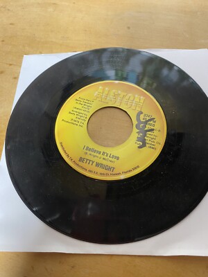 BETTY WRIGHT My Love Is / I Believe It's Love ALSTON 3747 SOUL 45 RPM