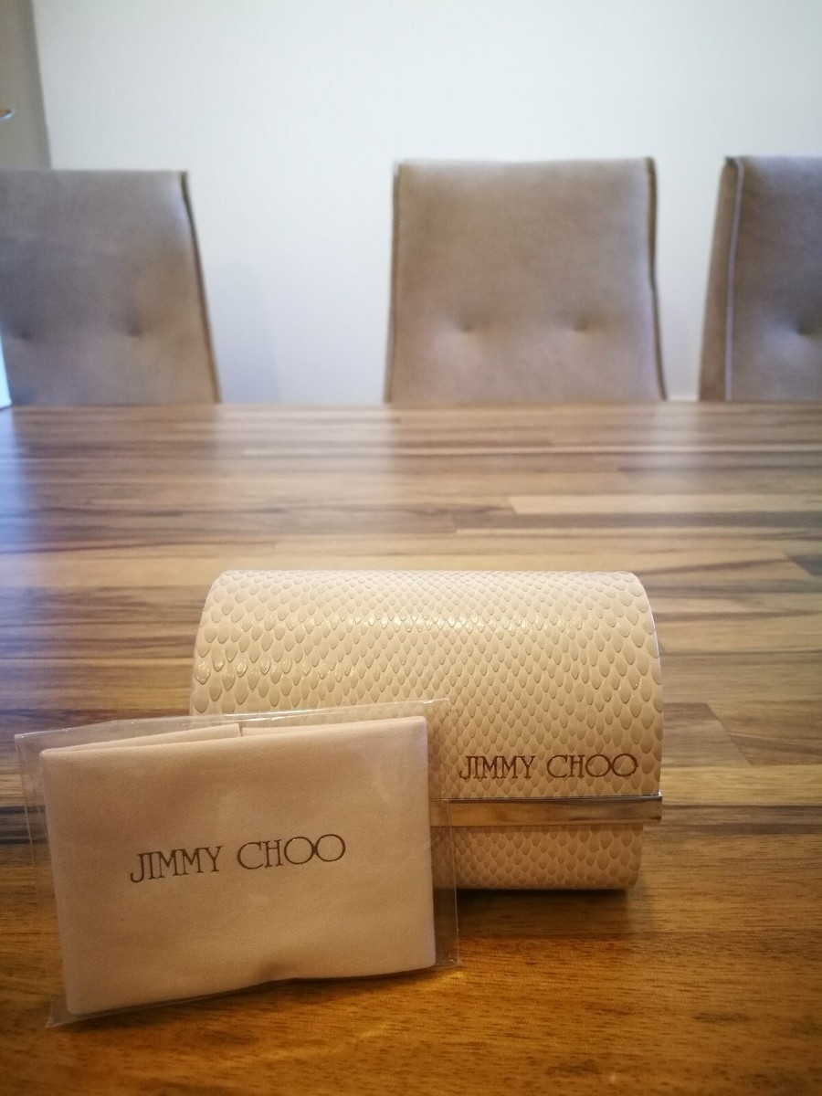 Jimmy Choo Sunglasses Frames Soft Snake Skin White Folding  display picture 1