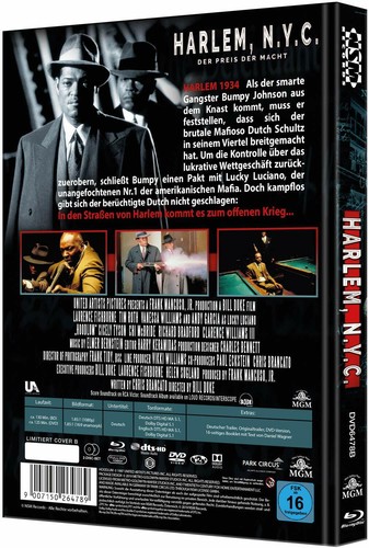 Mediabook HARLEM N.Y.C. PREIS DER MACHT Laurence Fishburne COVER B BLU-RAY DVD - Bild 3 von 4
