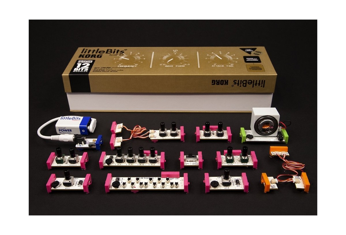 ［希少］　littleBits KORG synth kit 12bit Amazon.com: Korg littleBits Synth Kit : Musical Instruments