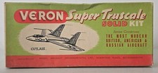 SCARCE VINTAGE VERON SUPER TRUSCALE CUTLASS FIGHTER PLANE JET WOODEN KIT