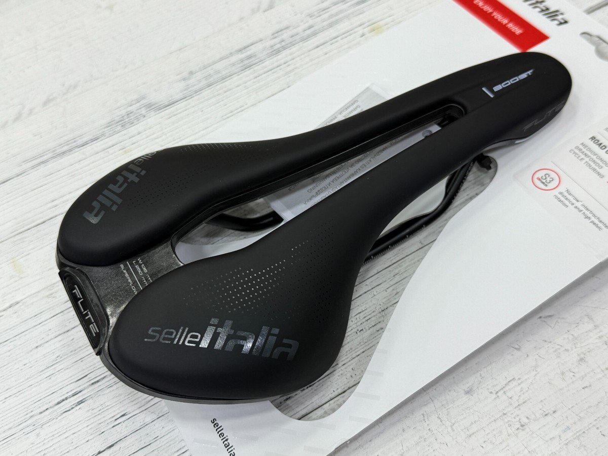 Selle Italia Flite Boost TM Superflow Manganese Rail Saddle Black 