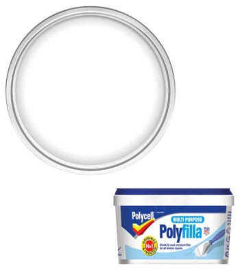 Polycell Wand Risse Füller Mehrzweck Polyfilla Fertigmischung Wanne 600GM