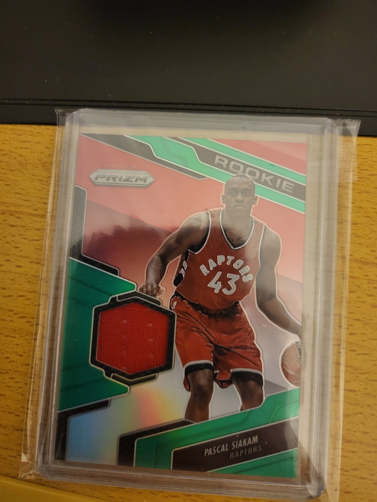 Pascal Siakam 2016-17 Panini Prizm Rookie RC Jersey Raptors Green Refractor #23
