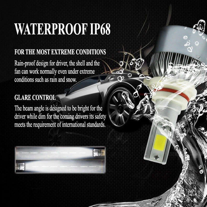 9006 HB4 LED Faros Kit Conversión Luz Antiniebla Luz Alta Baja 6000K Foto 4 de 4