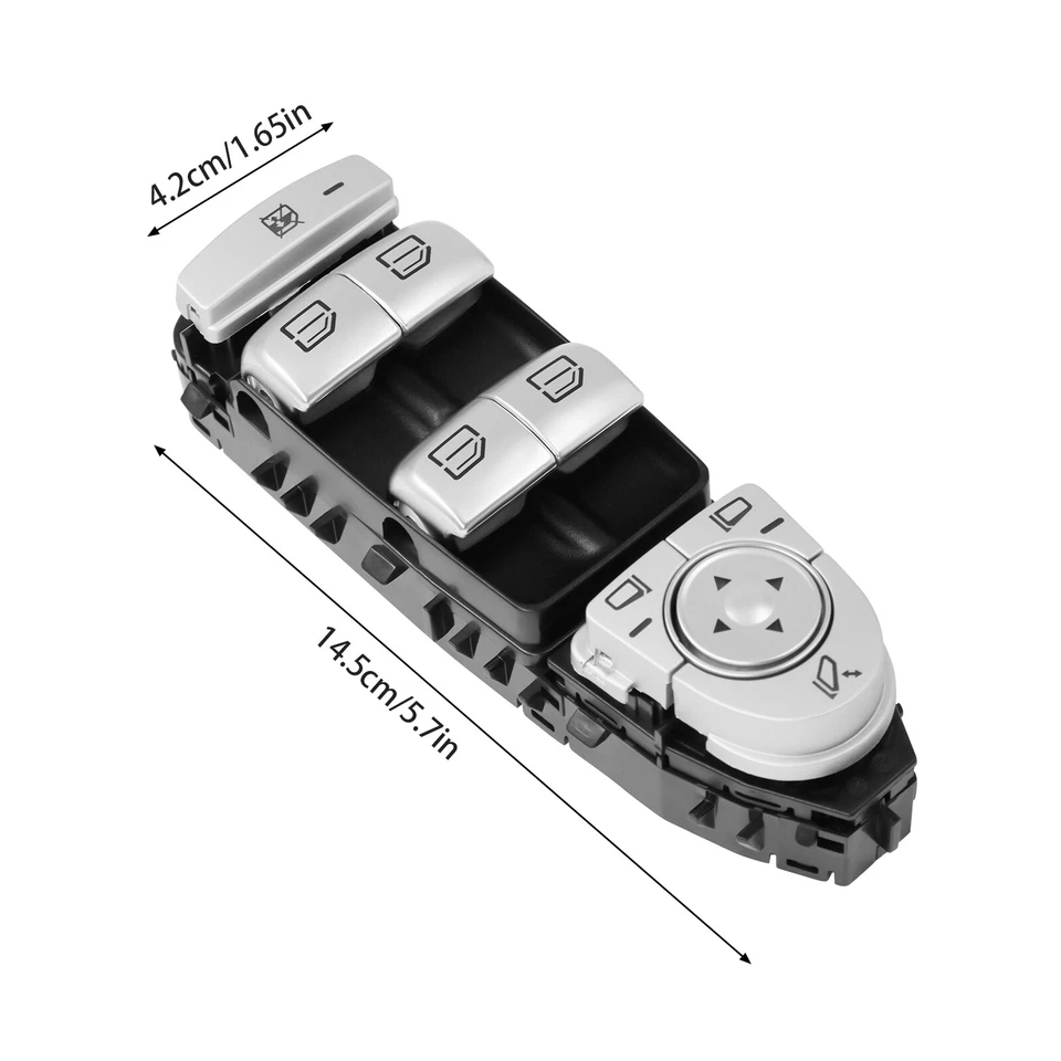 Power Window Switch For Mercedes Benz C300 C400 GLC300 2015-2020 Driver Side Foto 4 de 4