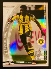 2016-17 Panini WCCF Young Star Ousmane Dembele Dortmund Refractor rookie card RC. rookie card picture