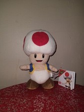 Sanei Super Mario All Star Collection 7.5" Toad Stuffed Plush Small Nintendo