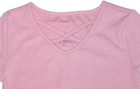 Justice Leotard Bodysuit Short Sleeve Ribbed Snaps at Crotch Pink New Girl 10 12 — photo 3