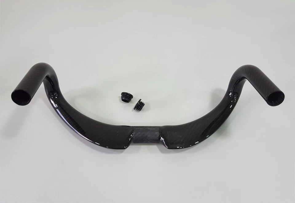 Manillar de bicicleta Look Track Aero ultra compacto carbono 31,8 mm 350 mm 370 mm 400 mm Foto 4 de 4