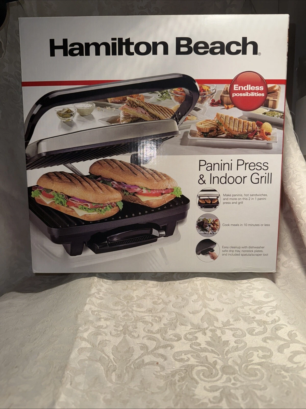 Hamilton Beach 25410 Panini Press/Sandwich Maker
Opens in a new window or tab