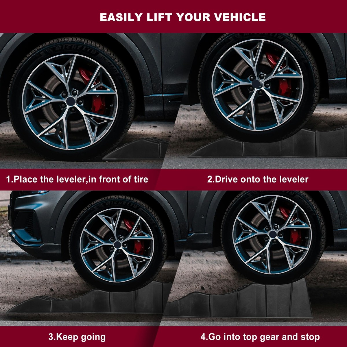 Car Ramps Low Profile 1.5tonne Capacity per Ramp 3T
