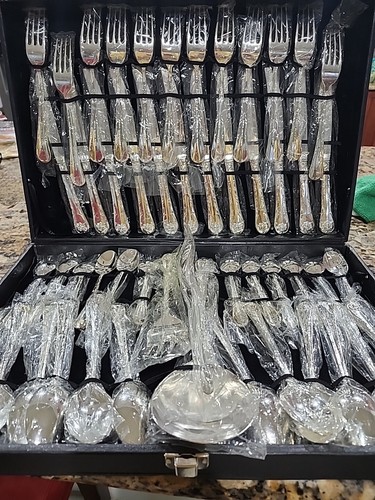 51 Stck. DAVCO Silver Co Besteck 12 Gedecke Set Amerikanisches Klassisches Muster Neu - Bild 3 von 4
