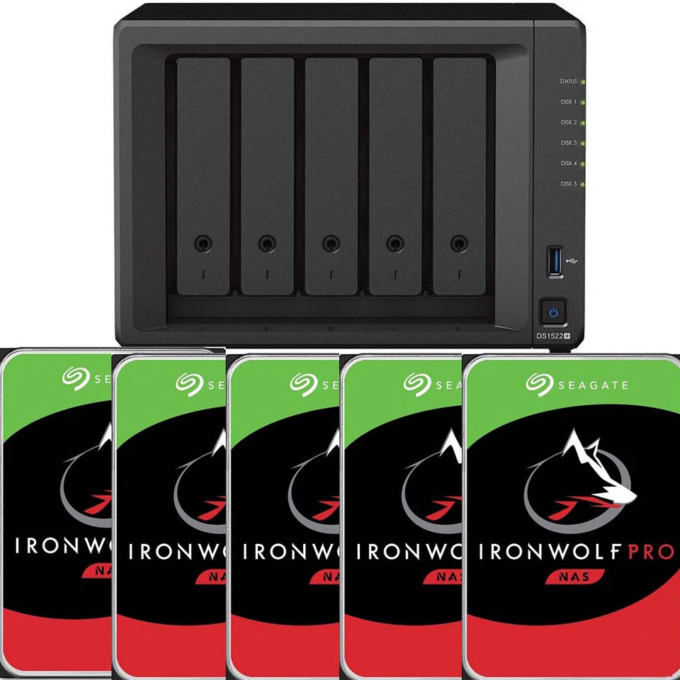 Synology DS1522+: 5-Bay NAS | 10GbE-Ready Home & SMB Server with AMD Ryzen CPU - Image 4 of 4